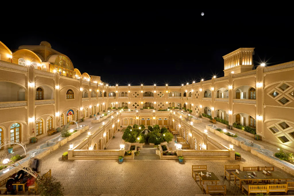 Elegant hotel restaurant interior